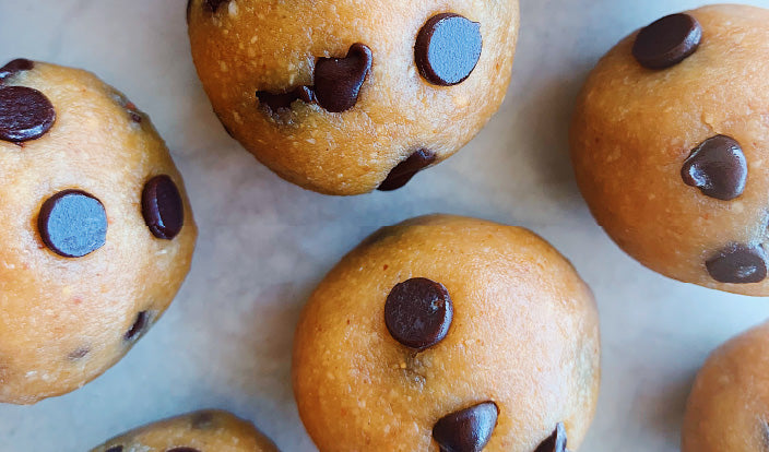 Chocolate Chip Peanut Butter Cookie Dough Bites
