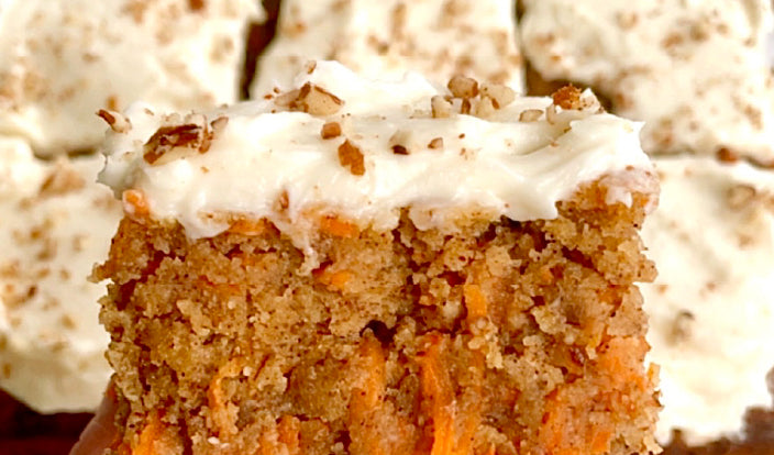 CARROT CAKE BREAKFAST BARS