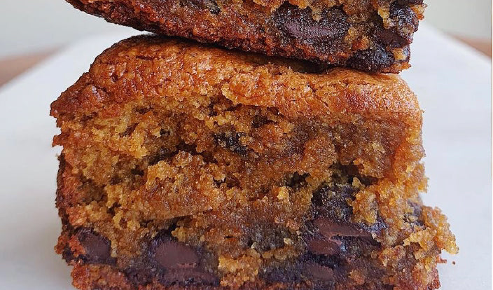 Chocolate Chip Olive Oil Blondies