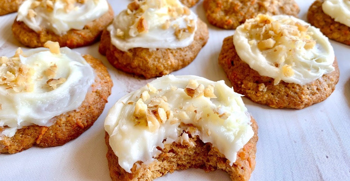 Carrot Cake Oatmeal Cookies