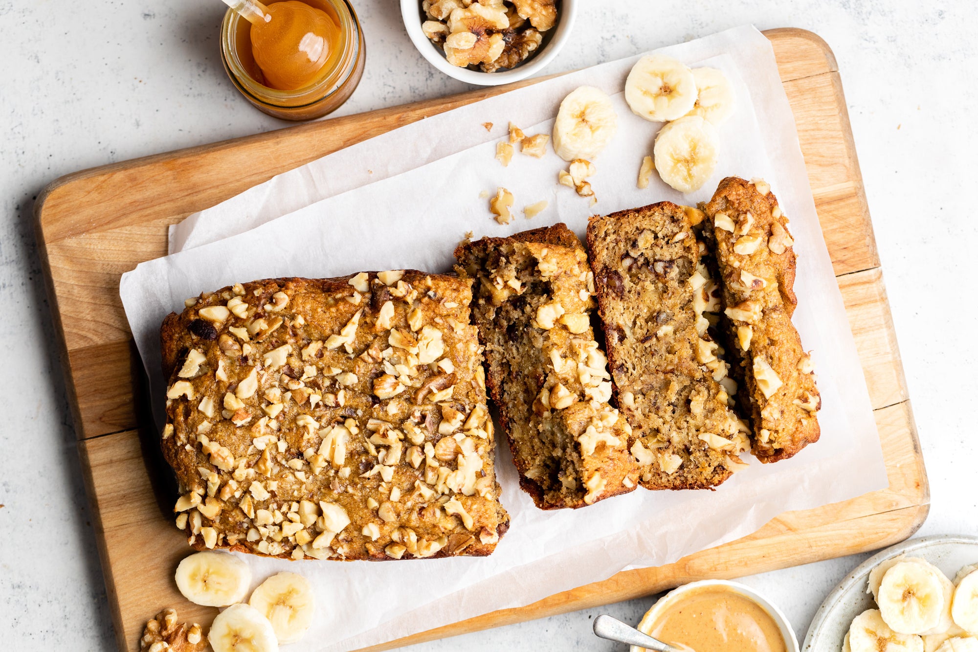 HAPPY DAY BRANDS GLUTEN FREE PEANUT BUTTER BANANA BREAD