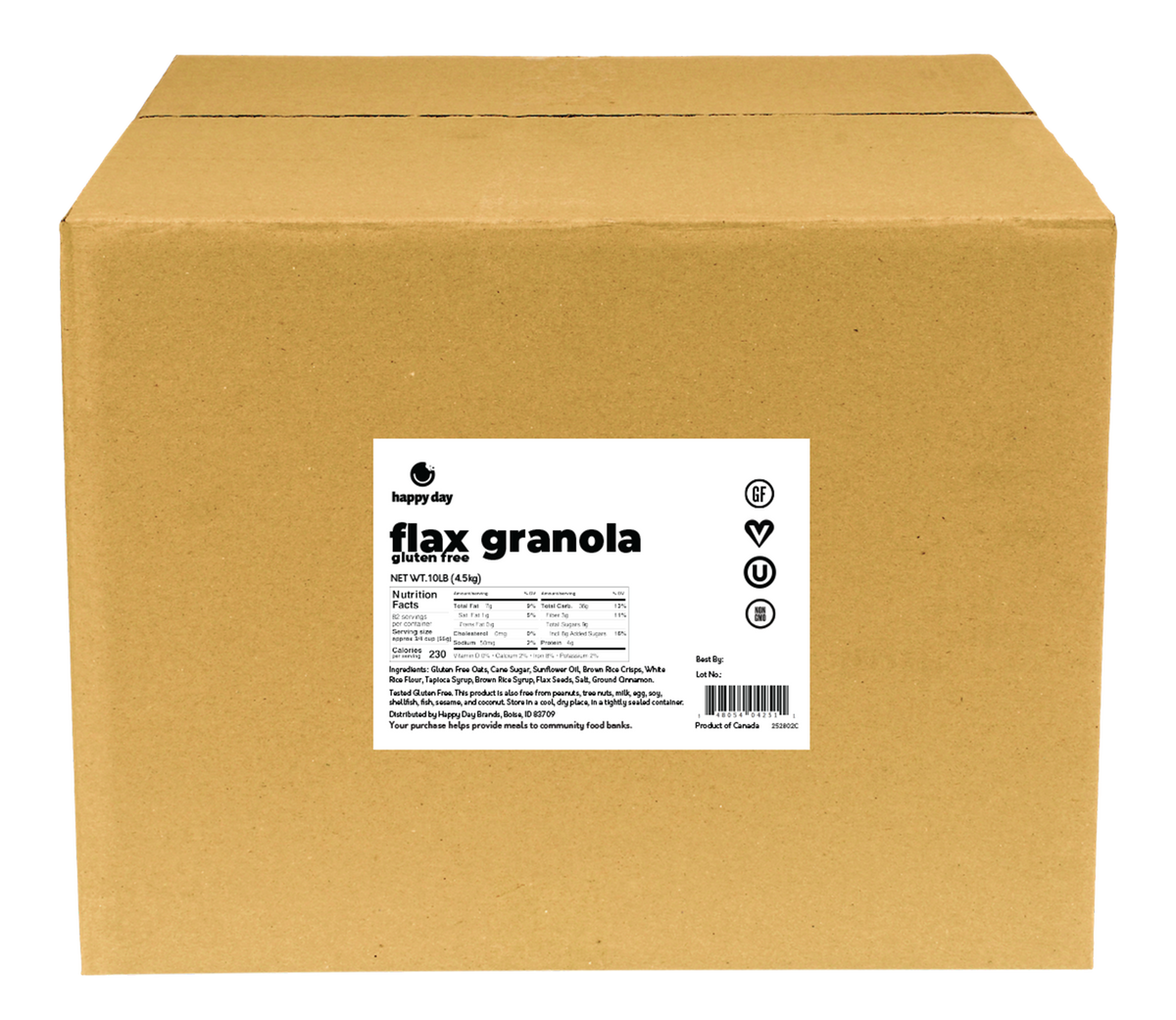 Gluten Free Flax Granola