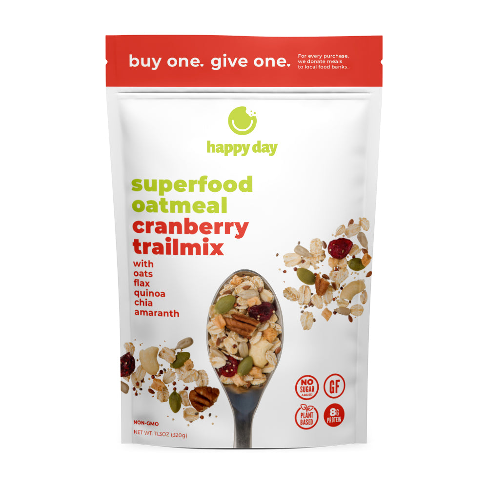 Superfood Oatmeal - Cranberry Trail Mix (Bags)